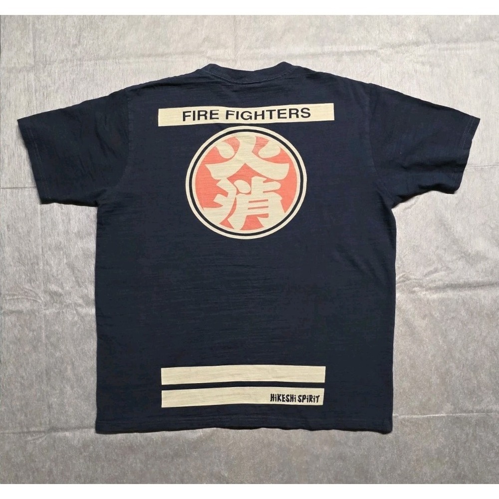 HiKESHi SPiRiT Graphic T-Shirt Fire Dept. Fire Fighters Rescue Squad X-Large Tee